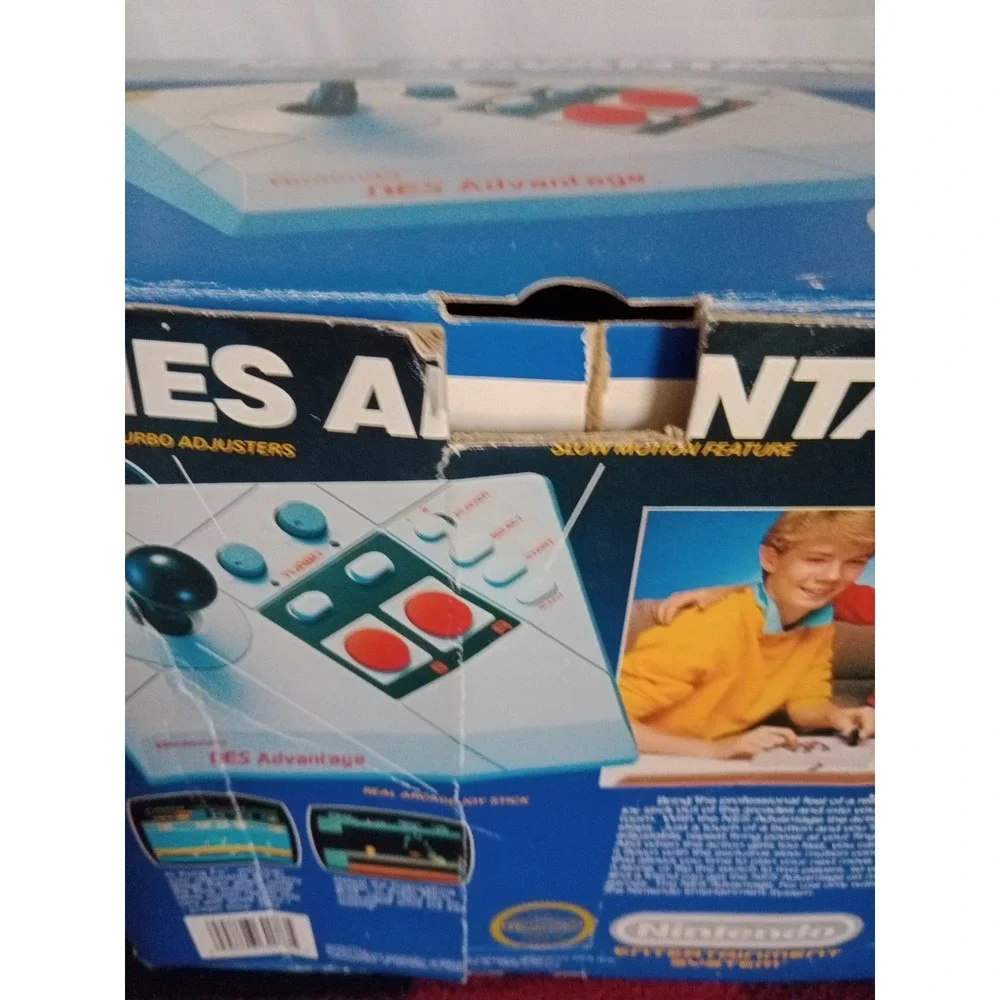 Nintendo NES Advantage Joystick Controller with original box No Foam (Read)